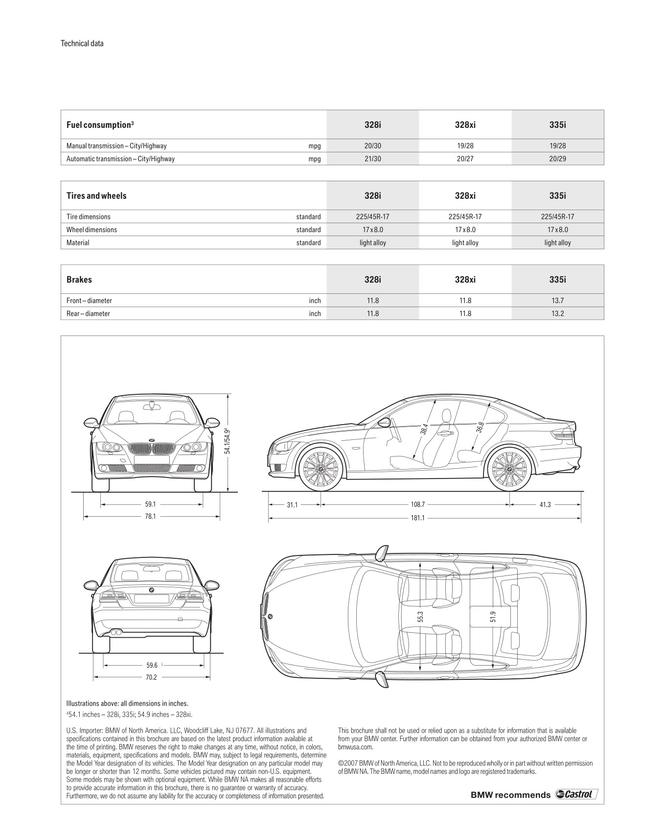 2007 BMW 3-Series Coupe Brochure Page 5